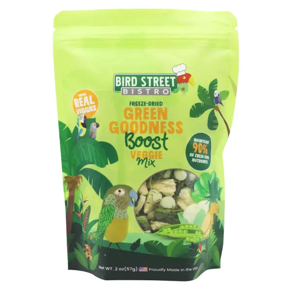 Green Goodness Boost – Parrot Veggies Mix