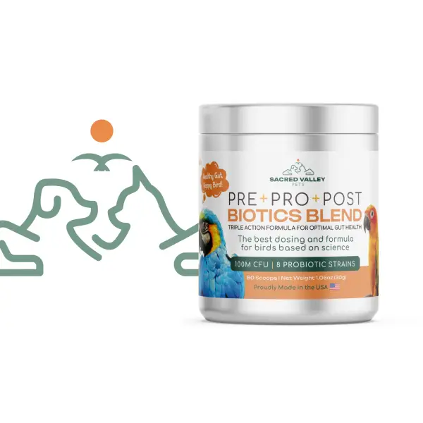 organic pre pro post biotics blend for
