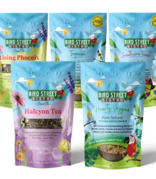 Parrot Food & Tea Starter Pack Front